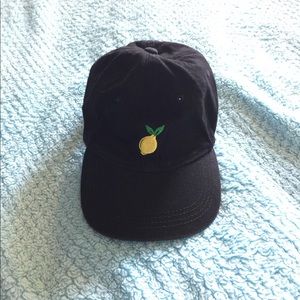 ❌SOLD❌ Black Lemon Cap